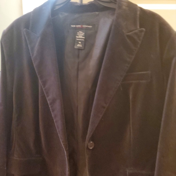New York & Company Jackets & Blazers - Velvet Jacket for women